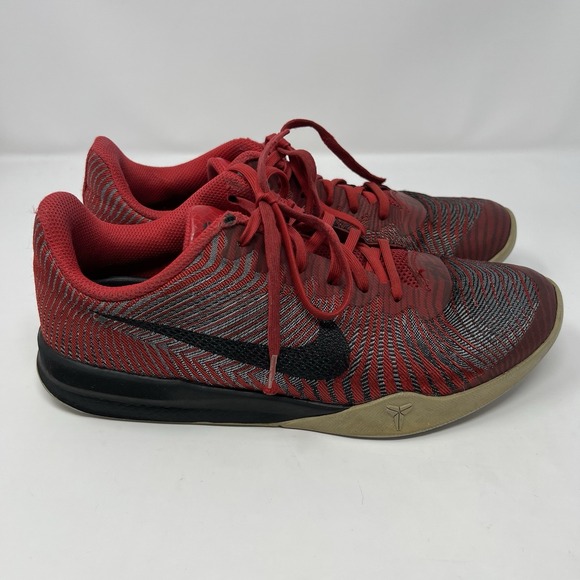 Nike Kobe Mentality 2 University Red Black 818952-600 Men's Size 8 *Flaws* - Picture 7 of 12